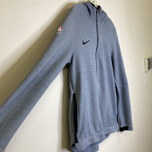 Nike NBA Dri-Fit Hooded Zip Front Sweatshirt Men's Size Medium - Picture 4 of 12